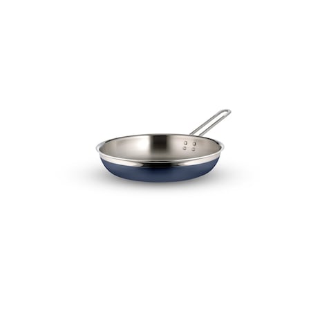 Bon Chef Country French 2 Saute Pan/Skillet-Long Hndle No Cov  10 1/8"X1 7/8"  1 Qt 20 Oz - Cobalt Blue 71307-CF2-CB